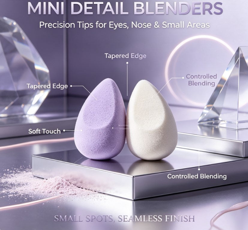 6‑Piece Premium Makeup Sponge Collection｜High‑Resilience Beauty Blenders for Smooth, Blended Foundation & Even Complexion